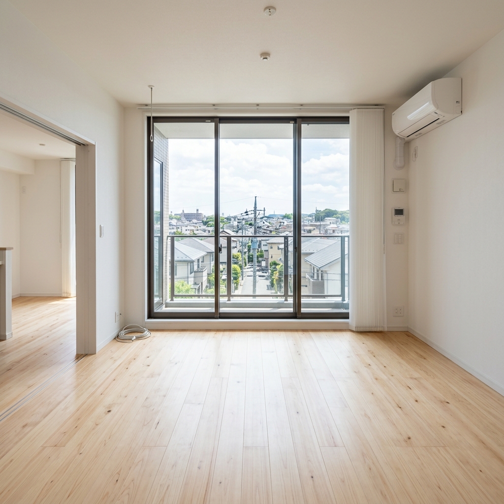 整理されたマンションのリビング